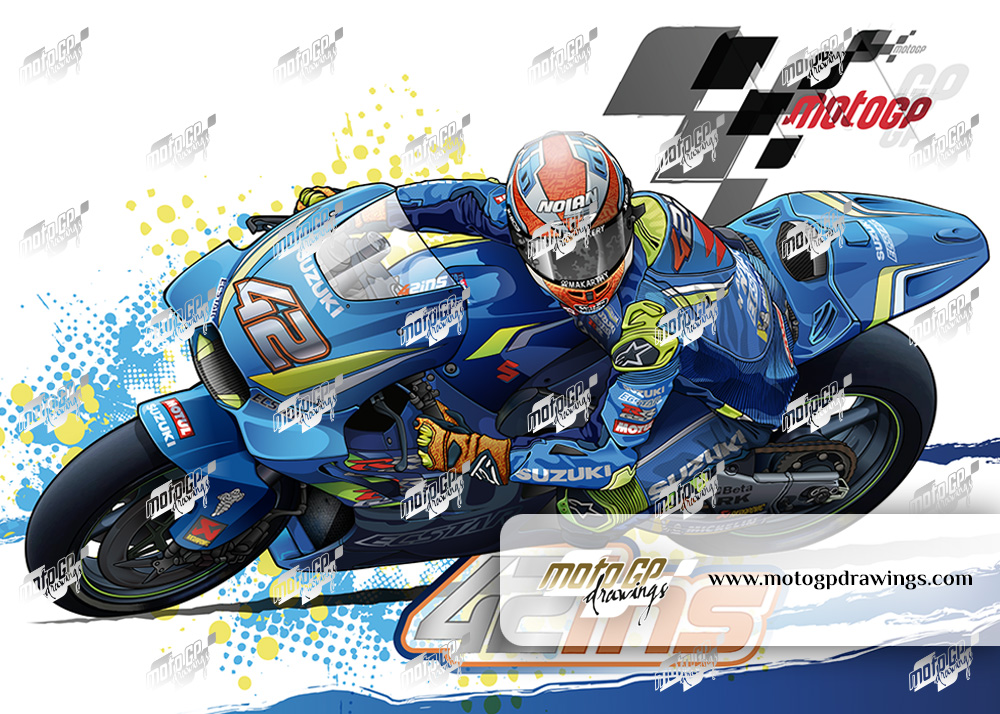 42 Alex Rins Suzuki Ectsar Couleurs 01