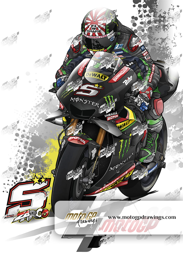 5 Yohann Zarco Tech3 Yamaha Couleurs 01