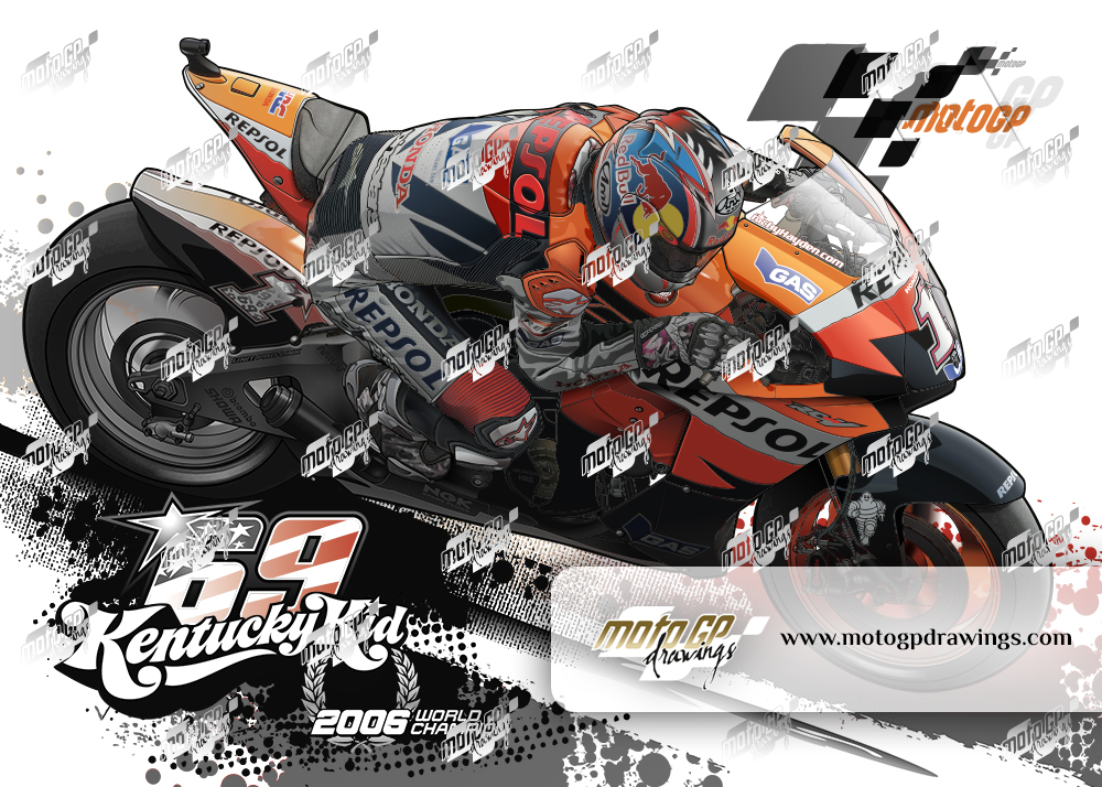 69 Nicky Hayden Repsol Honda Team