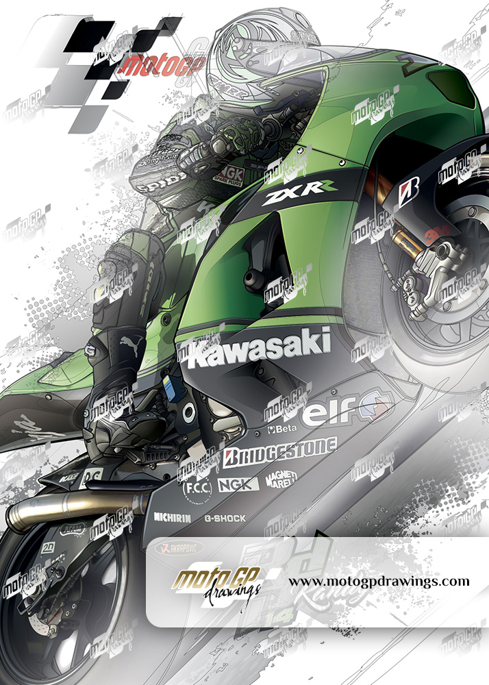 #14 Randy De Puniet Kawasaki Racing Team