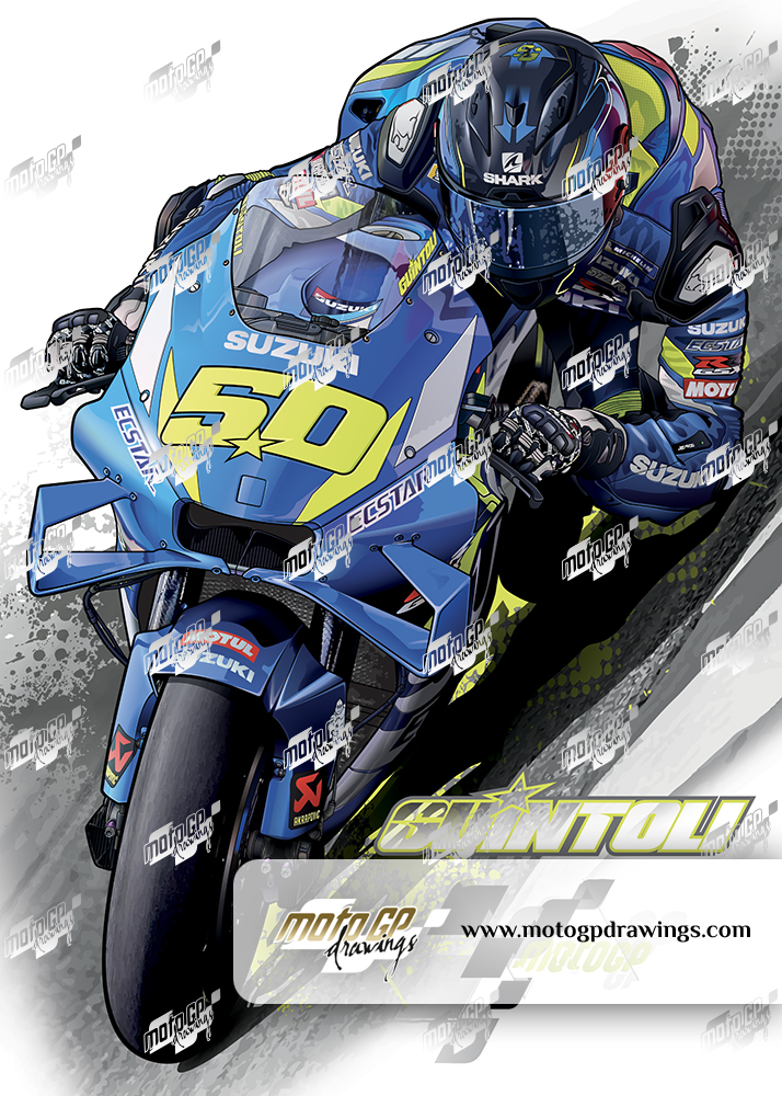 #50 Sylvain Guintoli Suzuki Ecstar