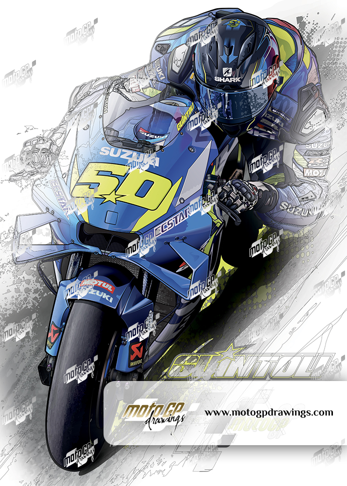 #50 Sylvain Guintoli Suzuki Ecstar