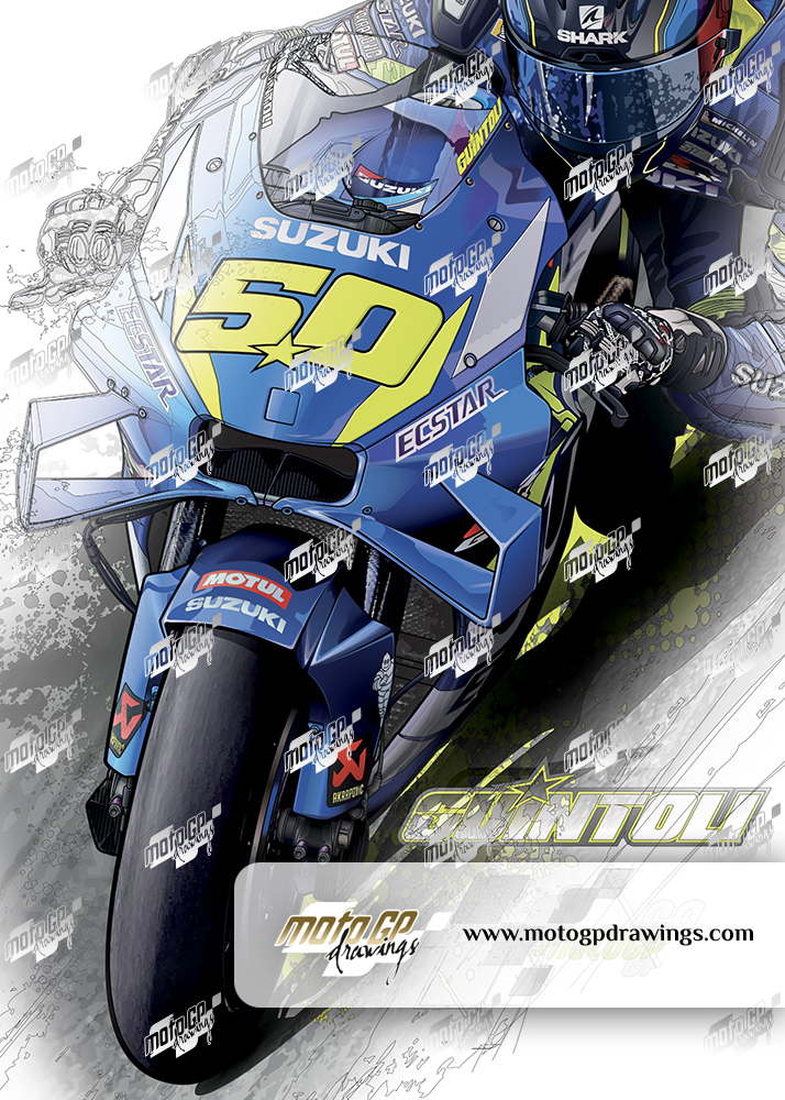 #50 Sylvain Guintoli Suzuki Ecstar