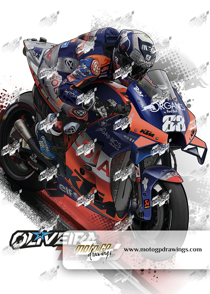 #88 Miiguel Oliveira RedBull Tech3 KTM