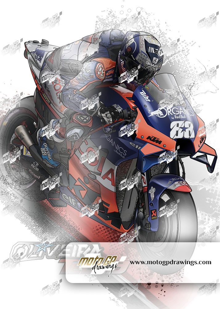 #88 Miiguel Oliveira RedBull Tech3 KTM